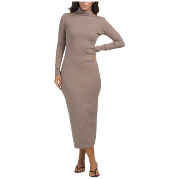 AG Chelden Turtleneck Maxi Sheath Dress - Picture 1 of 2